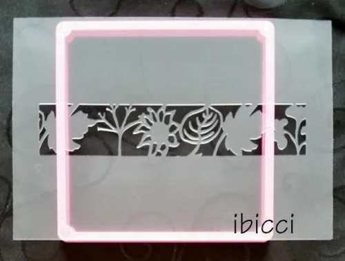 Eden Garden - Flora strip custom stencil